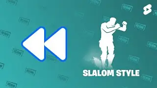 Fortnite: Slalom Style Emote REVERSED! #Shorts