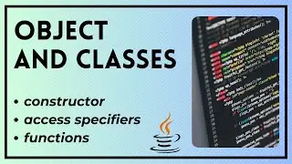 Object and Classes  ||  class 12th / 11th / 10th chapter 3  || JAVA