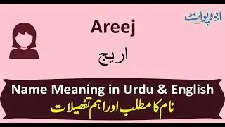 Areej  name meaning in english_Muslim & Islamic baby girl #hareemvideogallery