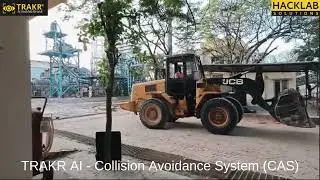 TRAKR AI-CAS: Eliminates Man-Machine collision with Auto-Braking