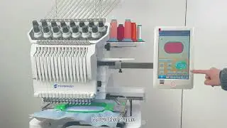 How to use the Dahao A15 Electronic Control for Embroidery | Multi Needle Embroidery Machine