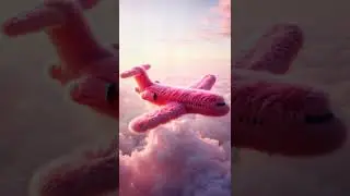 ❤️ Pink AI Aeroplane #ai #cartoon #aishorts #aicartoons