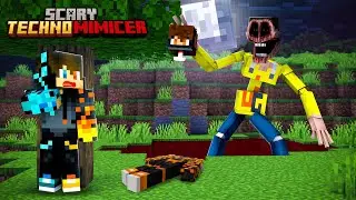 Can We Survive Scary Techno Gamerz In Minecraft😱