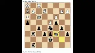 Tournament Analysis #2: IM Sean Nagle vs. IM Bartholomew (Accelerated Queen's Indian)