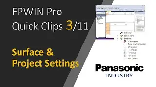 #3 FPWIN Pro 7: Surface & Project Settings