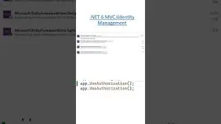 .NET6 MVC Identity Management