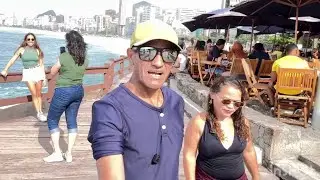 Praia Leblon. Rio de Janeiro ￼￼ ￼ só vai para Nordeste dando um de rico veja ￼