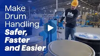 Make Drum Handling Safer, Faster and Easier | Morse Drum Palletizers