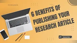 Benefits of Publishing Your Research Article