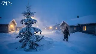How People Celebrate Christmas  at -71 Degree |Arctic Survival Life