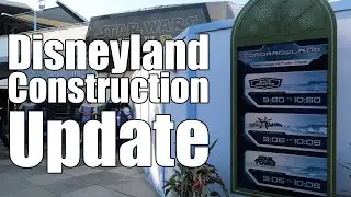 Disneyland Construction Update October 2019 || New Fastpass System || New Parking || New Walls