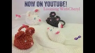 Rainbow Loom Mouse - Loomigurumi - Amigurumi Hook Only Лумигуруми