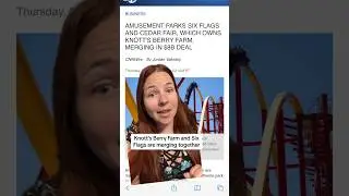 I didn&rsquo;t see this one coming&hellip; #knottsberryfarm #sixflags #themepark #themeparks #shorts #cedarfair