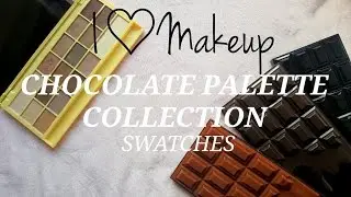 I♡MAKEUP CHOCOLATE PALETTES Full Swatches | Jordan Nicola