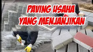 BUKA USAHA PAVING BLOCK YANG MENJANJIKAN DI KAMPUNG