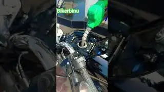 splendor bs6 e20 full fuel tank in petrol #bikemodification