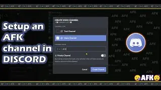 Setup AFK channel in discord | Away From Keys | No Bots |Auto Shift Inactive Members From V.C.| afk😪