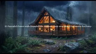 🌧️🎹 Deep Sleep Rain and Piano Music | 8 Hours Continuous Night Calm for Insomnia #UmC