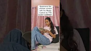 Orthopedic wedge cushion by THE SLEEP COMPANY #youtubeshorts #thesleepcompany #cushion #backpain #yt