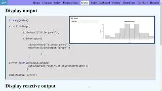 R Shiny blog | HTML5 | CSS3 | React