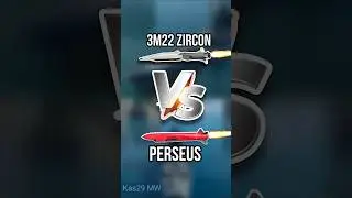 2x 3M22 Zircon Vs 3x Perseus, damage and speed #shorts #modernwarship