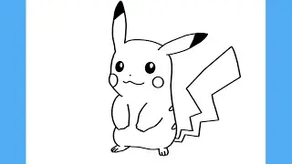 COMO DESENHAR  O PIKACHU (POKÉMON) - Passo a Passo