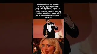 Sabrina Carpenter&rsquo;s Reaction to Bad Bunny at the Grammys Has the Internet LOSING IT#sabrinacarpenter
