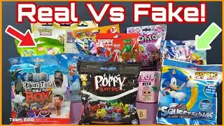 FAKE VS REAL TOYS! Which is Better??? Poppy Playtime Mario Sonic LOL Dolls Pokemon Skibidi Toilet
