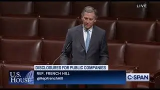Rep. French Hill Discusses his Amendment on the House Floor