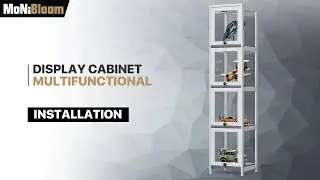 MoNiBloom - Display Case - DSC-002-T4-12-WH - Assembly/Installation Guide