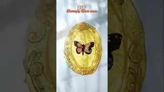 DIY Vintage Frame 🖼️ 🦋  #shortvideo #viralvideo#shorts#foryoupage#diycraft#craft#youtubeshorts#viral