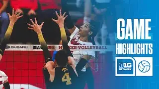 Iowa at Nebraska | HIGHLIGHTS | Big Ten Volleyball | Big Ten Volleyball | 11/20/2025