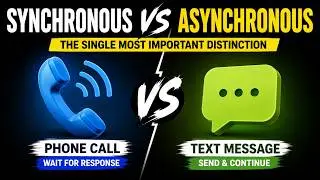 Synchronous vs Asynchronous: The One Difference That Changes Everything | System Design Series