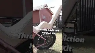Hardtailed Sportster Аманды с комплектом Throttle Addiction Deluxe Kit #harley #harleysportster