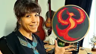 From a painting to Logo :  Wild Phoenix Muse Design Process in Canva