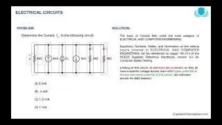 FE Exam Practice Problem - Electrical Circuits