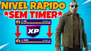 *SEM TIMER* MELHOR MAPA DE XP para SUBIR DE NIVEL RAPIDO na NOVA TEMPORADA