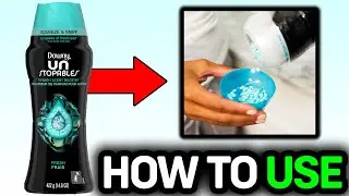 Как использовать ароматические гранулы Downy в стиральной машине с фронтальной загрузкой | Как ис...