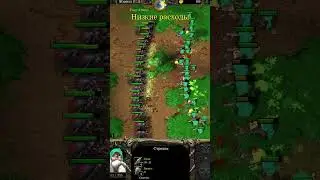 100 лимита ПАУКОВ против 100 лимита СТРЕЛКОВ  #warcraft3