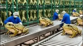 Inside the Frog Leather Factory Million dollar 💵💰 Products are made From Frog Leather 