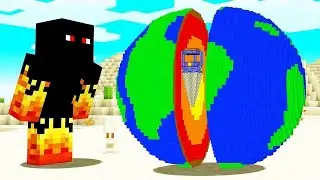 &iexcl;CAV&Eacute; hasta o EL OTRO LADO DEL MUNDO en MINECRAFT!