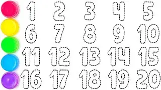 12345 number latter kid's nursari  latter kid's number classes  educ latter 1 to 20 #abc_songs 
