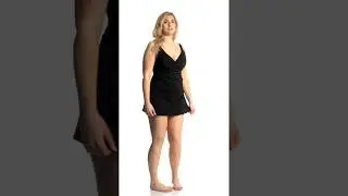 Anne Cole Plus Size Live In Color Rock Swim Skirt | SwimOutlet.com