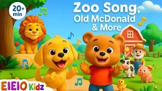 Nursery Rhymes for Kids | Zoo Song, Old MacDonald and More | Kindergarten Learnings