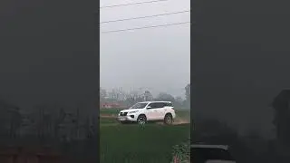 new fortuner attitude ride in farm #trendingshorts #fortuner #scorpion #fortunervsscorpio