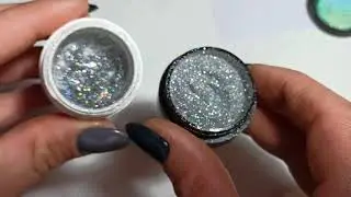 applicazione glitter silver #passioneunghie