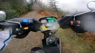 Tw200 soaking wet ride