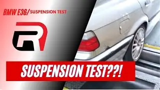 BMW E36 Suspension Test in SCS TEST | Reiber Auto