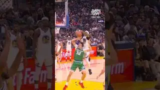Gary Payton II swatted Flagg with two hands 🔥 #nba #highlights #nbatoday #reels #hoops