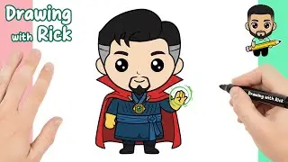 How to Draw BABY DOCTOR STRANGE KAWAII 🔮✨ | Easy Cute Marvel Avenger Drawing | Avengers Doomsday